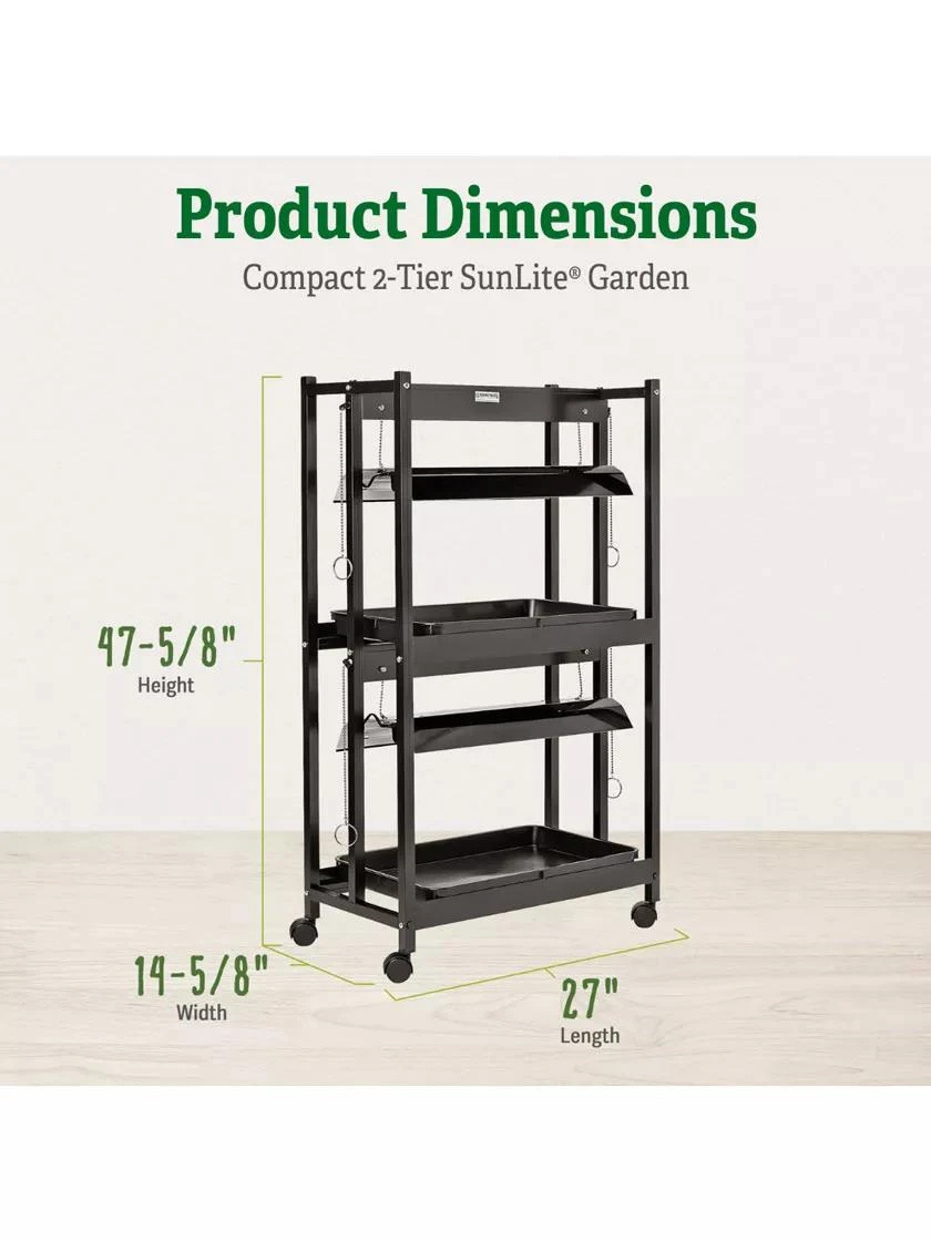 Compact 2-Tier SunLiteĀ® Garden - Image 2