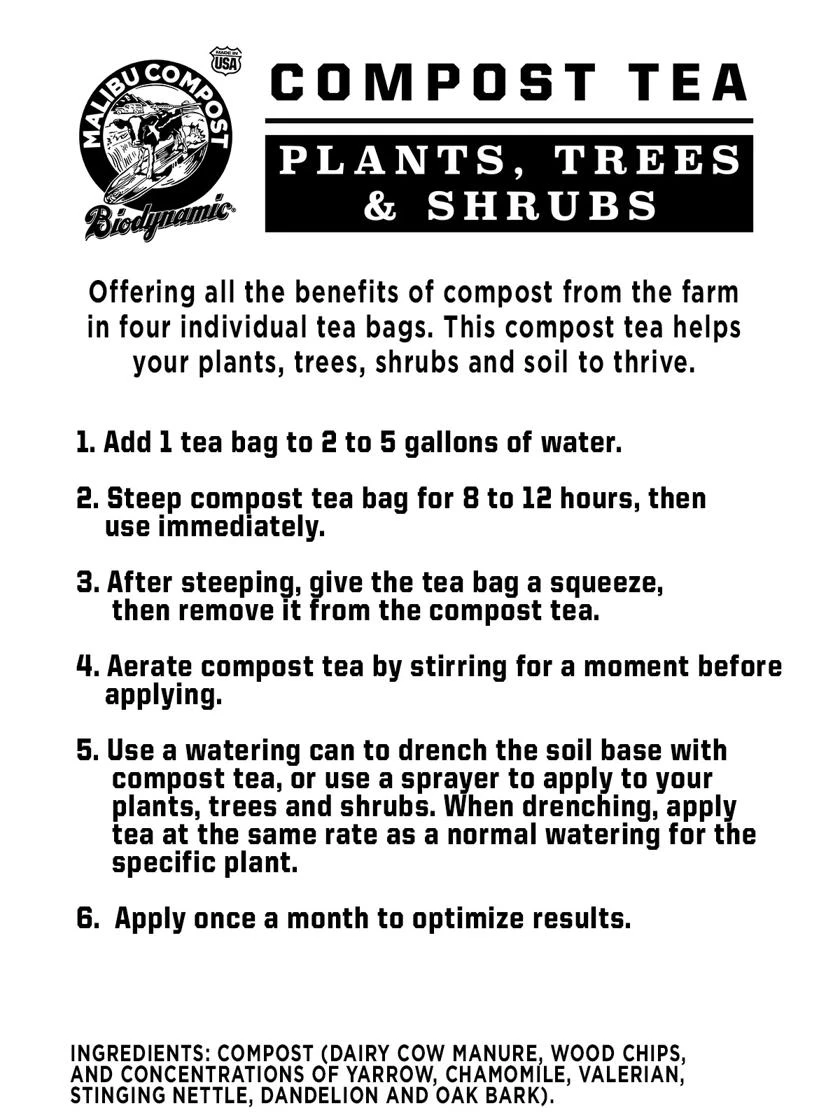 Malibu Compost Tea For Plants, Trees & Shrubs - Image 2