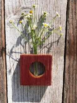 Wine Barrel Counter Top Vase Or Propagation Station