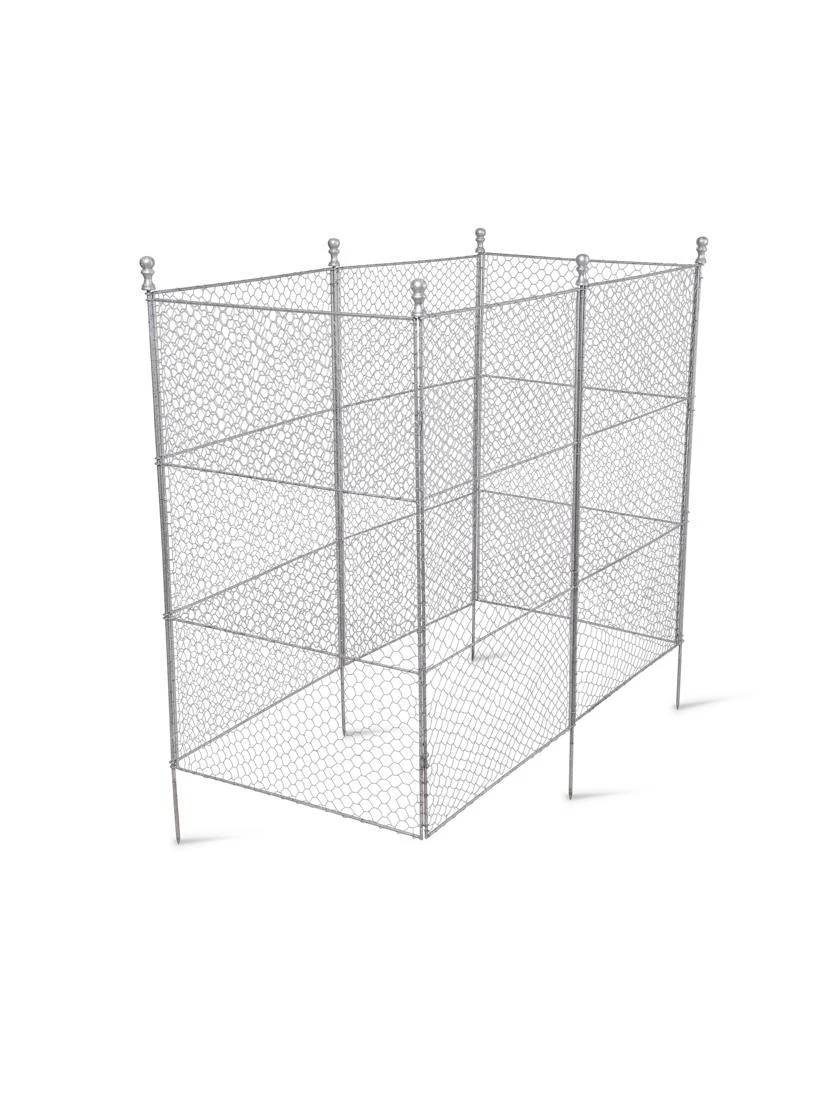 Tall Chicken Wire Critter Fence With Gate - Image 7